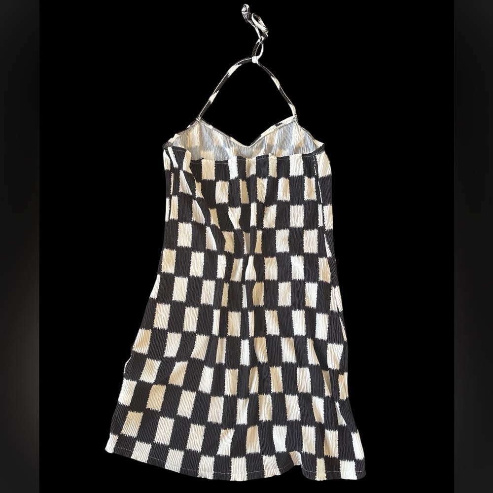 Vans Black and White Checkered loose fitting Dress small - Picture 3 of 5